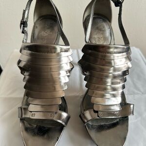Cole Haan (Maria Sharapova for CH) Gunmetal Mirror Heels